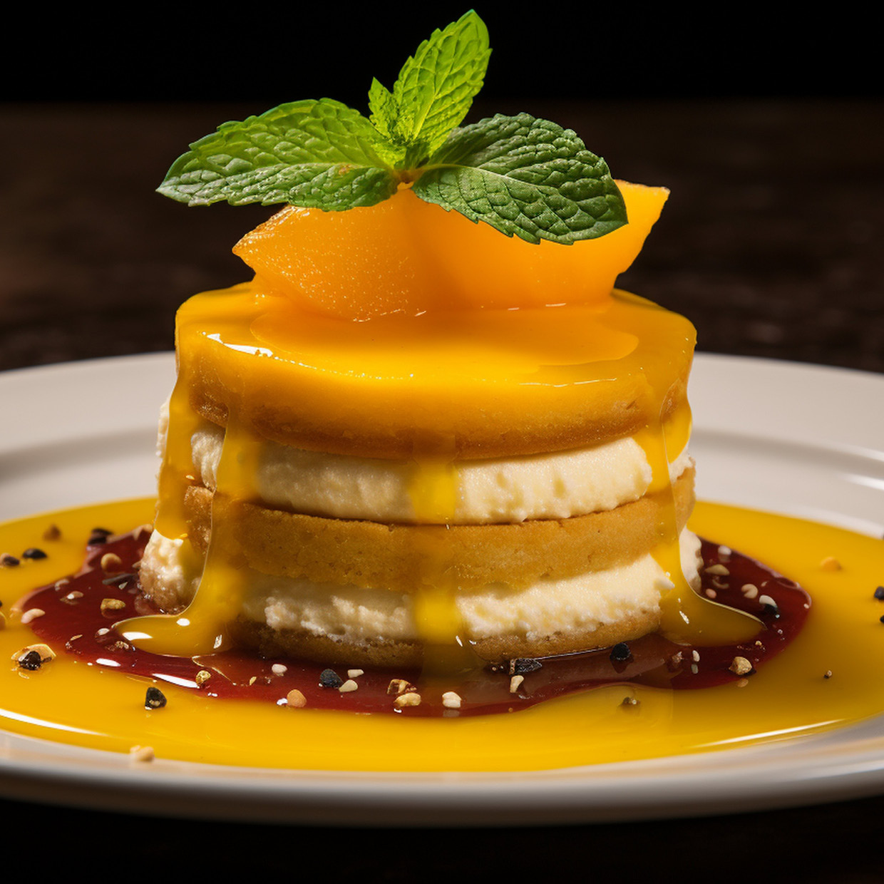 Mango Mousse Entremet